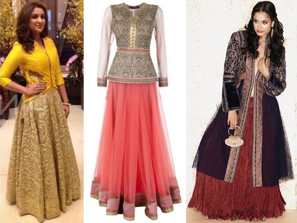 Long Skirt for Diwali with Traditional Embellishments