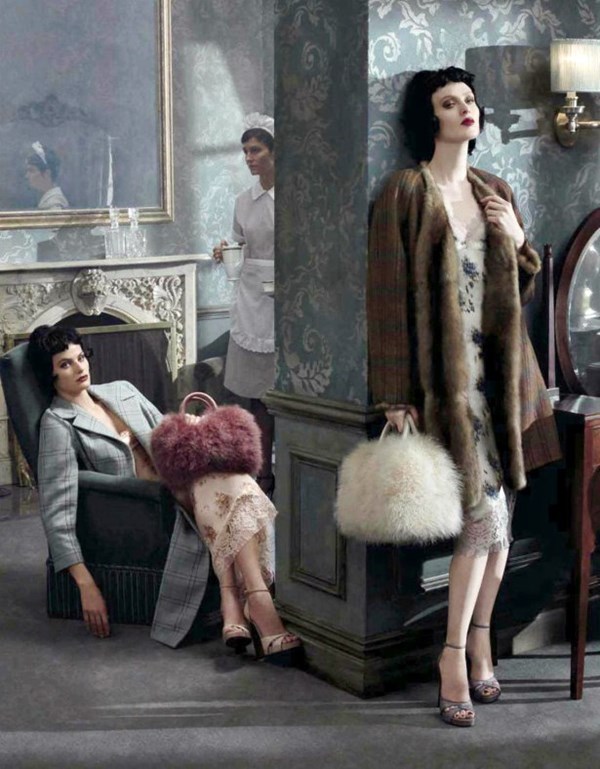 Supermodels by Steven Meisel for Louis Vuitton Fall Winter 2013