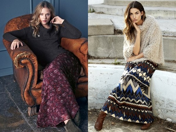 Maxi Skirt Fall Winter 2013 Fashion Trend