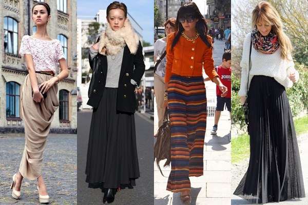 Maxi Skirt Fall Winter 2013 Office Attire