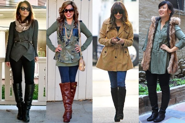 things to wear with knee high boots
