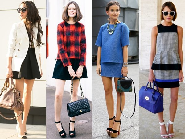 All types of mini skirts for petite