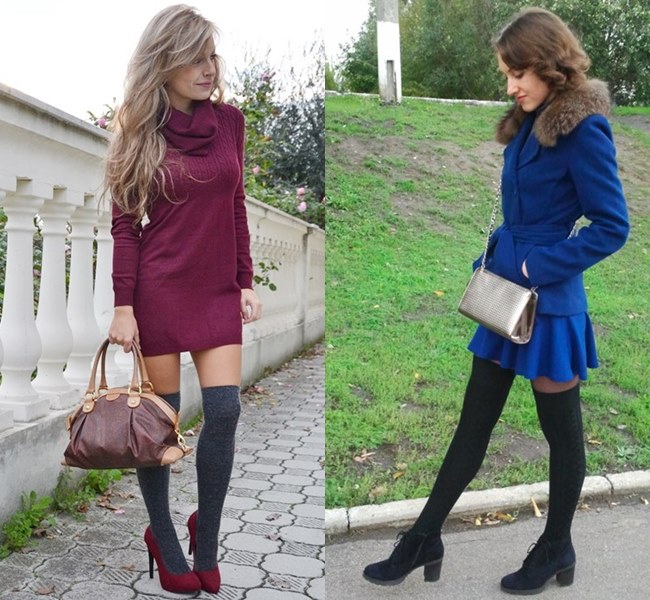 Knee Socks Office Wear Fashion Ideas