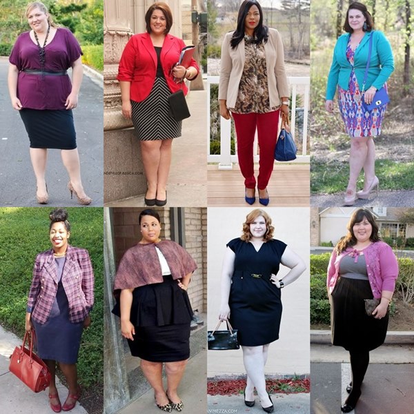 Office Wear Fashion Look for Plus Size Women
