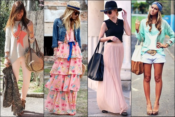 Bohemian pastel attire top