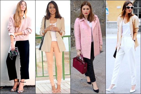 Pastel Fashion Office Wear