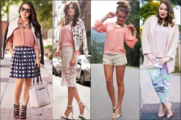 Pastel Fashion Style with Different Textures