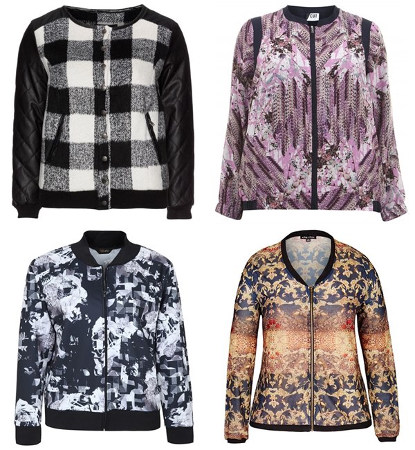 Plus Size 2014 Bomber Jacket Ideas