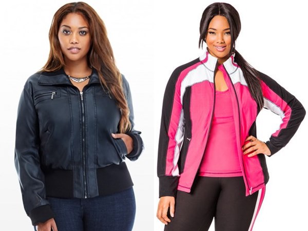 Plus Size 2014 Bomber Jacket Look