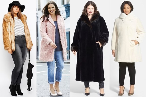 Plus Size 2014 Fur Coat Collection