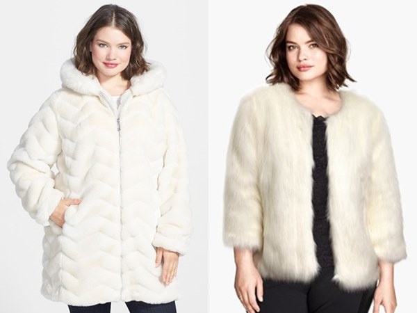 Plus Size 2014 Fur Coat
