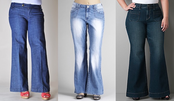 bell bottom jeans for plus size women