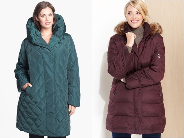 Plus Size Coats made of Down