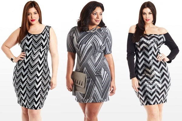 Plus Size Fall Winter 2013 Trend Monochromatic Dresses