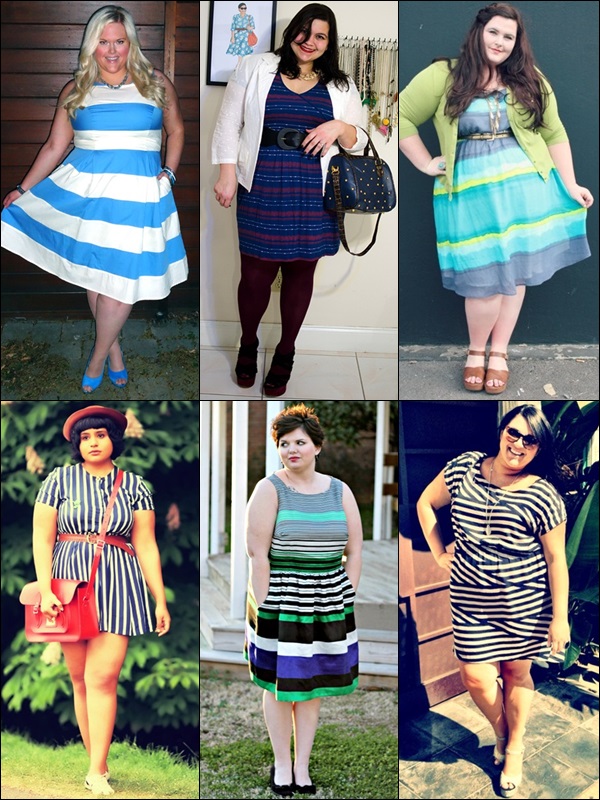 Stripe Patterns Plus Size