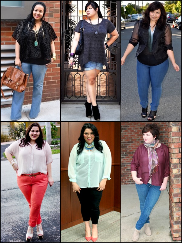 Sheer Tops Fashion Look for Plus Size Women