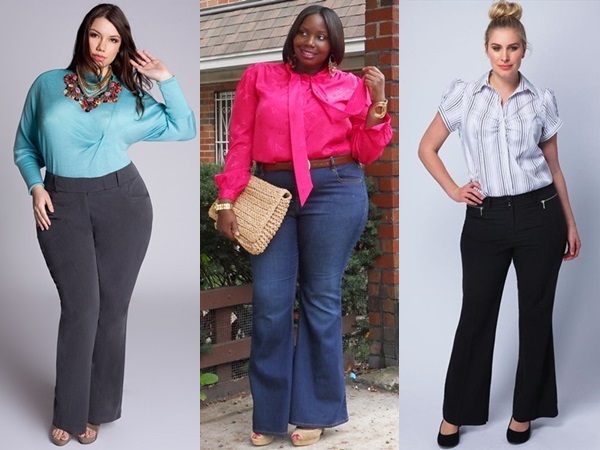 How to Style Flare Jeans Plus Size