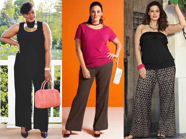 How to Fashion Flare Pants for Plus Size Women - Gorgeous & Beautiful