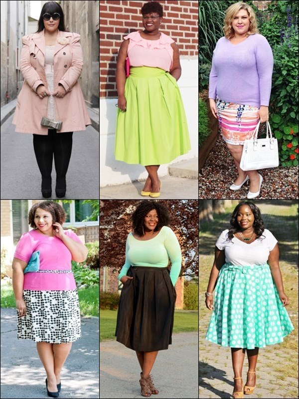 Plus Size Pastel Fashion Look