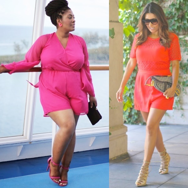 Plus Size Playsuit Fashion Style for A Wedding