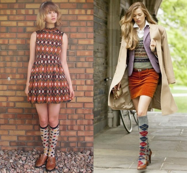 Printed Long Socks Style Ideas