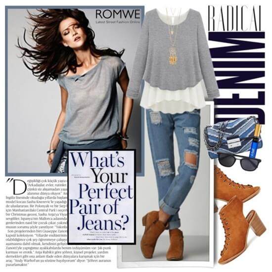 Blue Polyvore Outfits