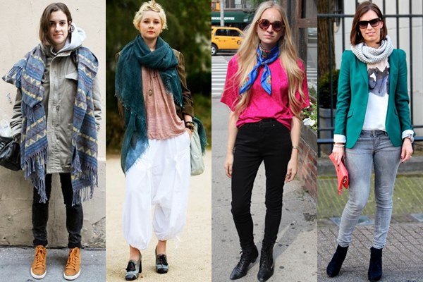 Scarf Street Fashion Look