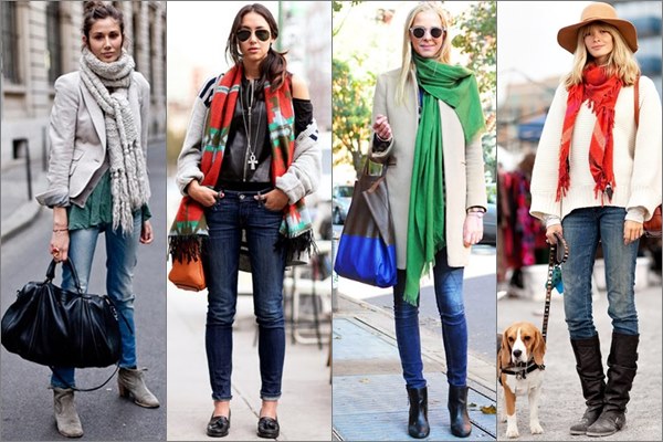 casual scarf styles