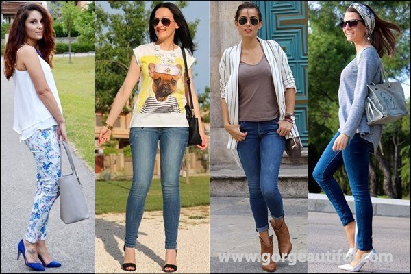 Styles of Skinny Jeans with Heels