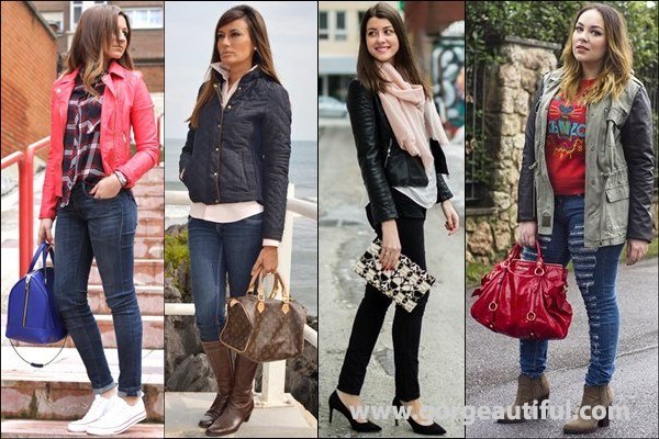 Styles of Skinny Jeans with Jacket