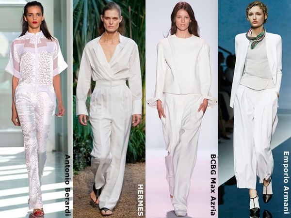 White-on-White Fashion Trend