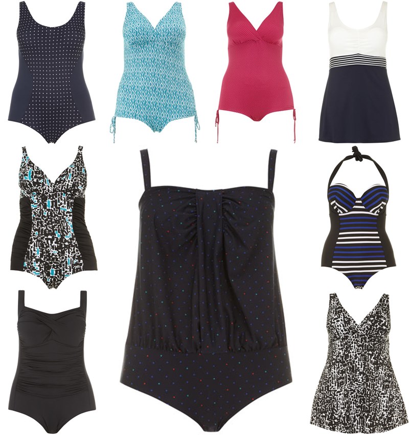 Spring Summer 2014 Plus Size Swimsuit Collection from Various Stores ...