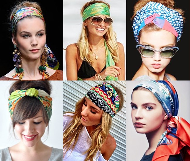 Colorful Head Scarves