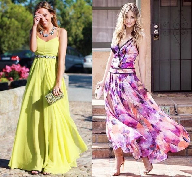 Flowy Look Wedding Guest Maxi Dress Ideas