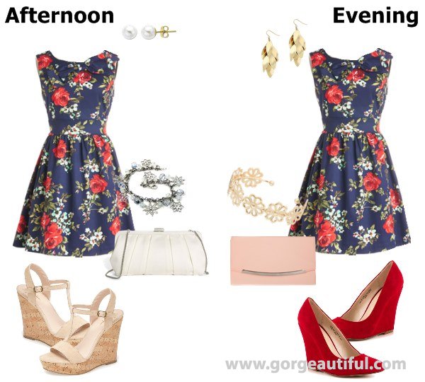 Floral Wedding Guest Dress for Spring and Summer