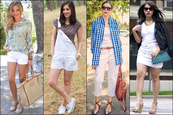 Different Styles of White Denim