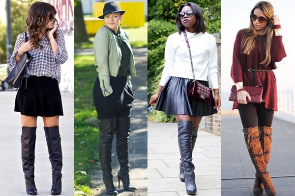 How to Wear Boots in Various Styles and Heights Thigh high Boots