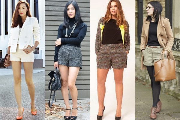 Tweed Shorts