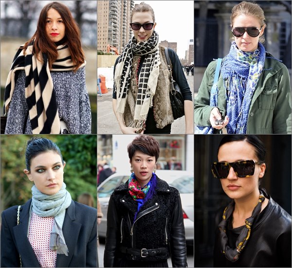 Various Ways to Fashion a Scarf Neckwear