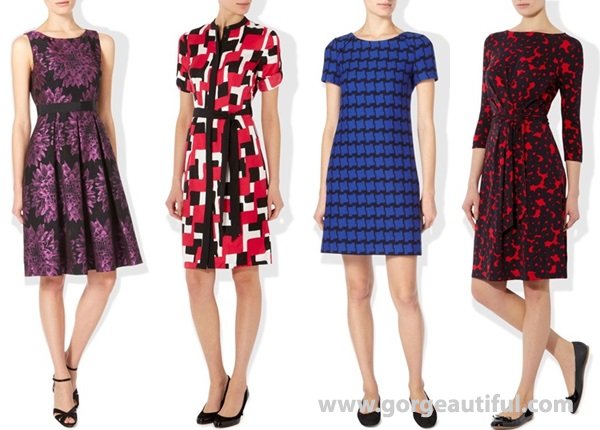 Pair these gorgeous printed dresses with pumps, heeled sandals, or flats