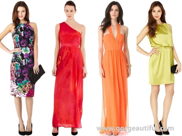 Solid tone or prints Wedding Guest Dresses for spring and summer