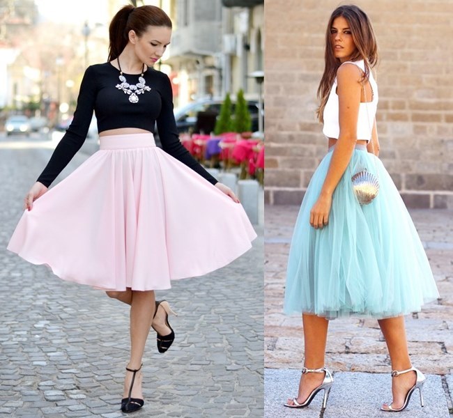 Wedding Outfit Ideas with Full Skirt
