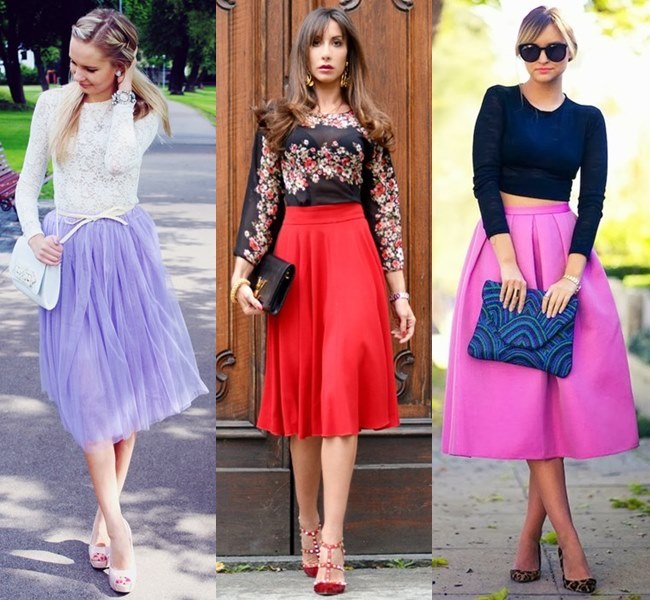 Feminine Wedding Outfit Ideas with Midi Skirt