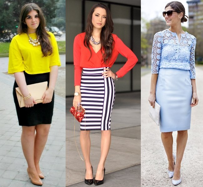 Classic Wedding Outfit Ideas with Pencil Skirt