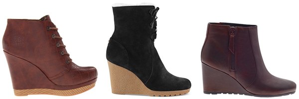 Wedge Boots for Apple Body Shape