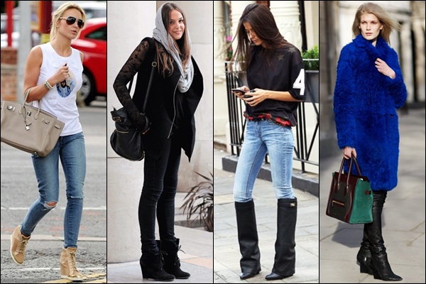 Wedge Boots Fashion Look