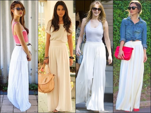 White Maxi Skirt Style Ideas