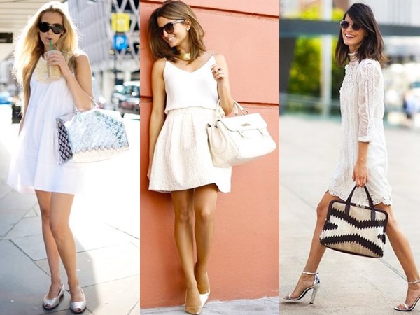 Daytime Wear All White Fashion Styles
