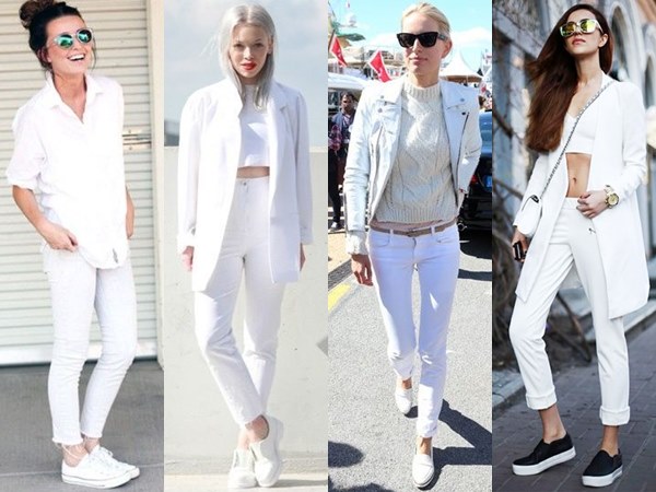 Prepare your white sporty staples that accentuate more to the chicness side rather than a gym-look