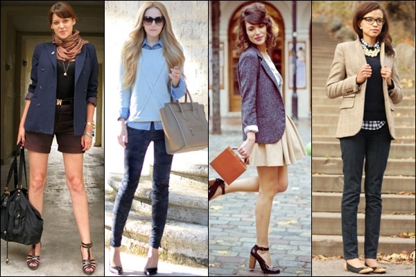 Blazer in Preppy Style